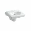 Deals 🥰 Kohler Brenham Commercial Bathroom Sink With 4" Centerset Faucet Holes And Shroud White (K-1999-4-0) 🔥