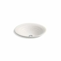Brand new 👍 Kohler Derring® Carillon® Round Wading Pool® Vessel Bathroom Sink Translucent White (K-17890-RL-K8) Multi-color ✨