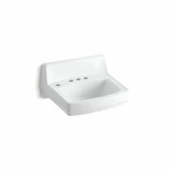Best reviews of 😉 Kohler Greenwich™ 20-3/4"X18-1/4" Bathroom Sink With Centerset Faucet Holes & Left-Hand Soap Dispenser Hole White (K-2032-L-0) 🥰