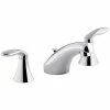 Best deal 👏 Kohler Coralais Widespread Bathroom Sink Faucet With Lever Handles, Pop-Up Drain And Lift Rod Polished Chrome (K-15261-4RA-CP) 😀