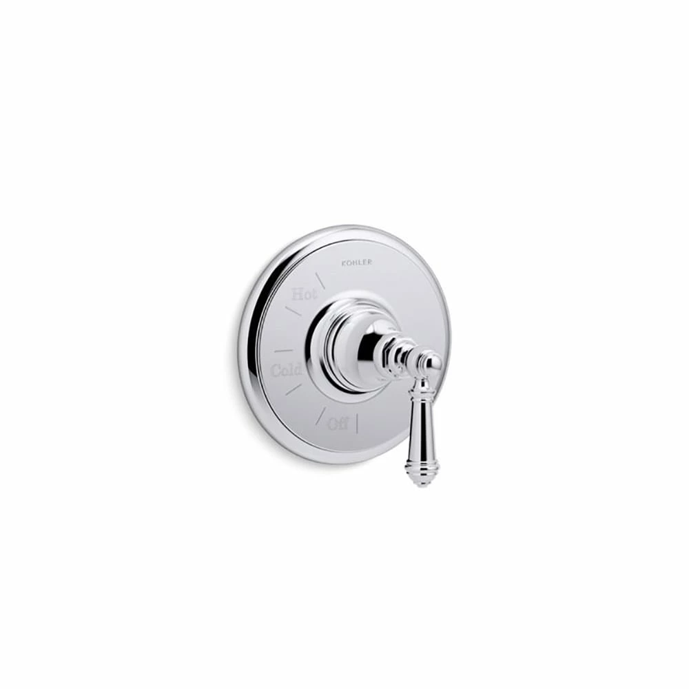 Discount ๐ Kohler Artifacts Rite-Temp Valve Trim With Lever Handle Polished Chrome โญ