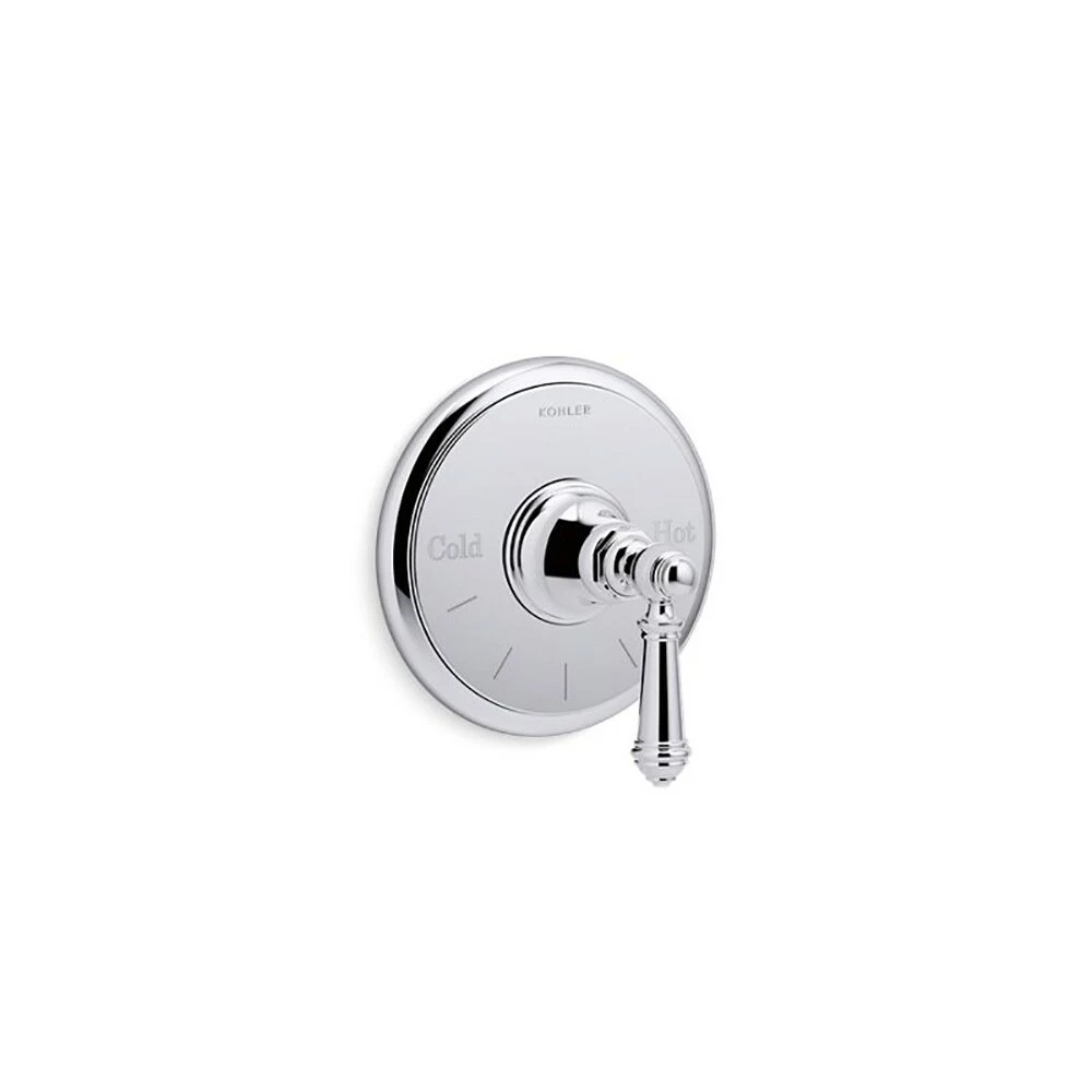 Wholesale โจ Kohler Artifacts Thermostatic Valve Trim With Lever Handle Polished Chrome ๐ฏ
