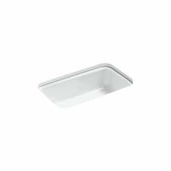 New ✔️ Kohler Bakersfield™ 31" X 22" X 8-5/8" Undermount Single-Bowl Kitchen Sink With 5 Faucet Holes White (K-5832-5U-0) 👍