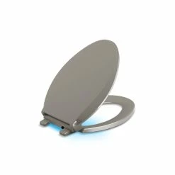 Budget 👏 Kohler Cachet® Nightlight Quiet-Close™ Elongated Toilet Seat Cashmere (K-75796-K4) ⭐
