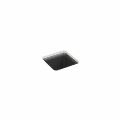 Cheapest 🌟 Kohler Cairn 15-1/2" X 15-1/2" X 10-1/8" Neoroc Undermount Bar Sink Matte Graphite 🔔
