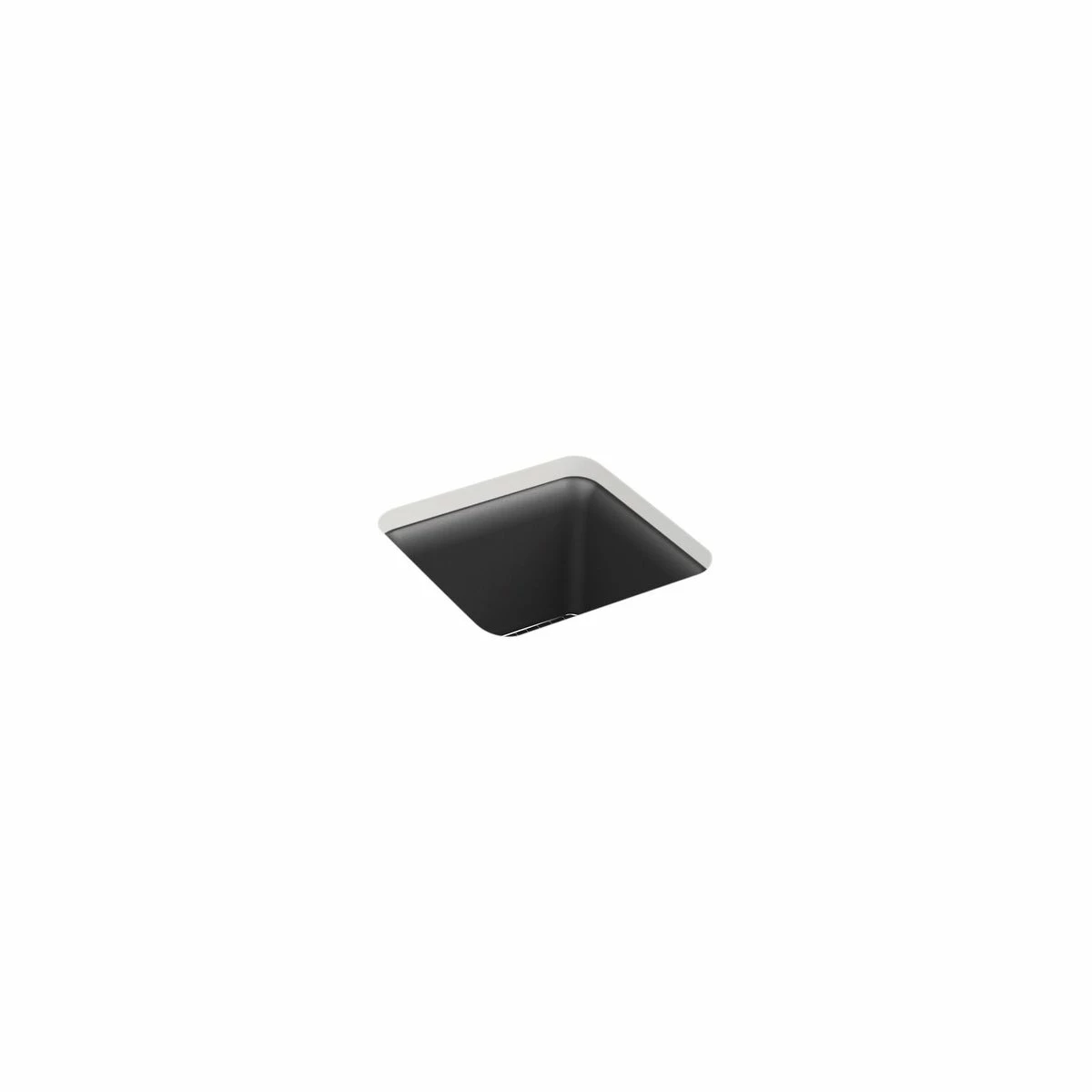 Cheapest ๐ Kohler Cairn 15-1/2" X 15-1/2" X 10-1/8" Neoroc Undermount Bar Sink Matte Graphite ๐