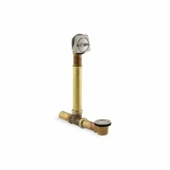 Promo 🤩 Kohler Clearflo 1.5" Pop-Up Drain W/Floor Installations For 17"-24" Deep Baths Vibrant Brushed Nickel 🧨