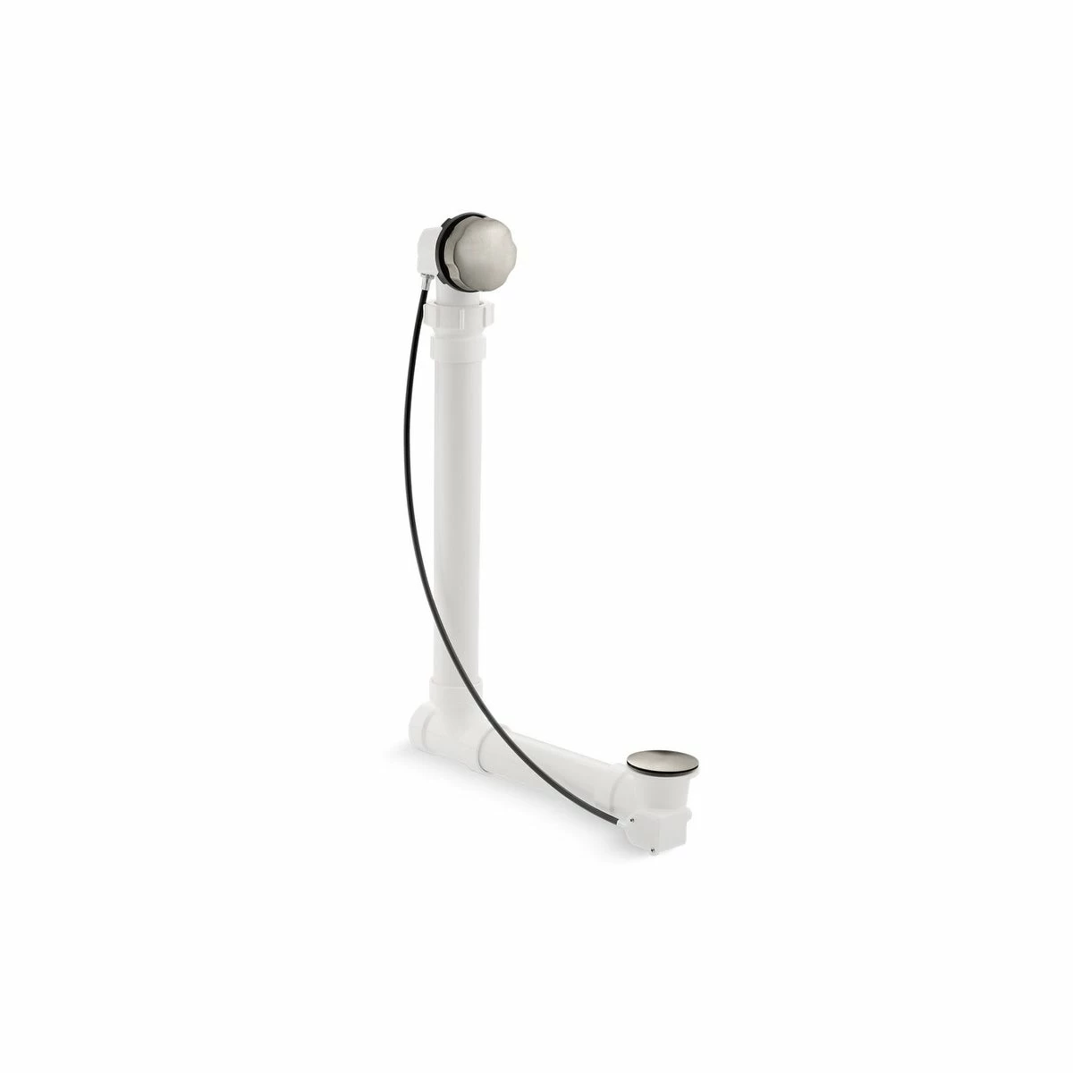 Wholesale 😀 Kohler Clearflo Cable Bath Drain With Pvc Tubing Vibrant Brushed Nickel 🤩