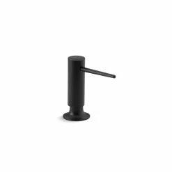 Promo 🛒 Kohler Contemporary Design Soap/Lotion Dispenser Matte Black (K-1995-BL) ⌛