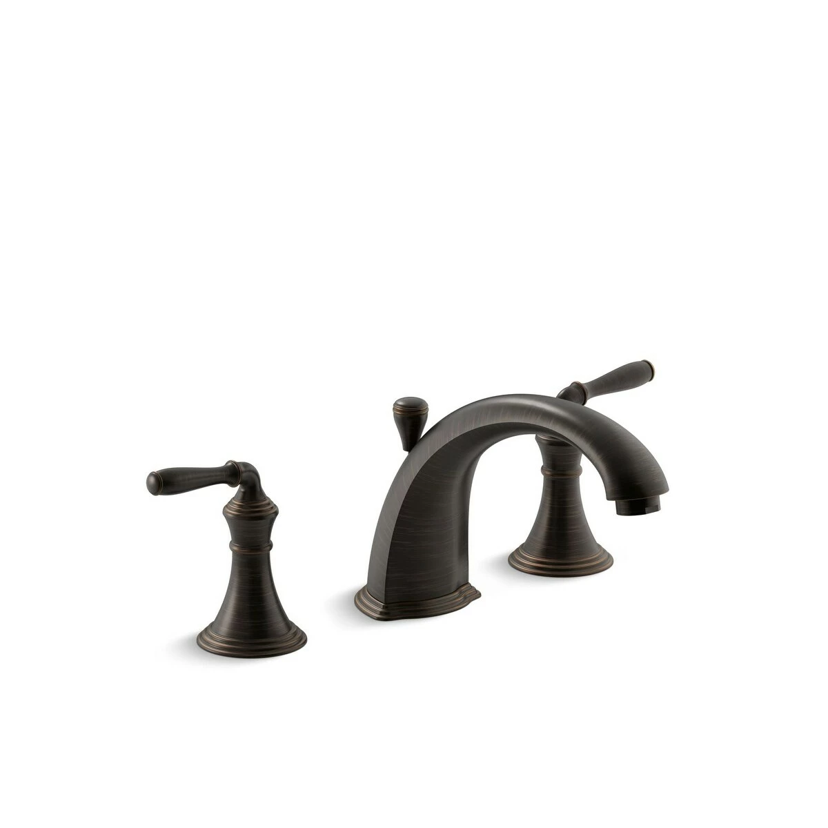 Best deal 😍 Kohler Devonshire® Deck-/Rim-Mount Bath Faucet Trim For High-Flow Valve, Valve Not Included (K-T387-4-2BZ) 🌟