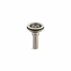 Deals 😉 Kohler Duostrainer Sink Drain And Strainer With Tailpiece Vibrant Polished Nickel 💯