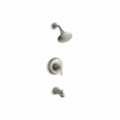 Best reviews of 💯 Kohler Forté Sculpted Rite-Temp Bath And Shower Trim With Slip-Fit Spout And 2.5 GPM Showerhead Brushed Nickel (K-TS10275-4-BN) ✨