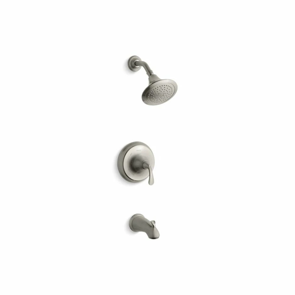 Best reviews of 💯 Kohler Forté Sculpted Rite-Temp Bath And Shower Trim With Slip-Fit Spout And 2.5 GPM Showerhead Brushed Nickel (K-TS10275-4-BN) ✨