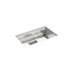 New ❤️ Kohler Prolific 29" X 17-3/4" X 10-15/16" Undermount Single-Bowl Kitchen Sink With Accessories 🥰