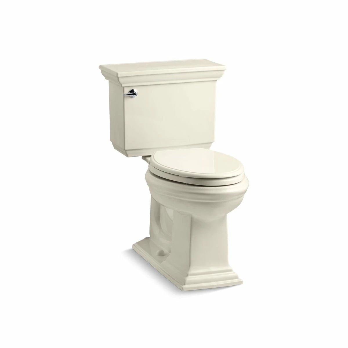Discount โค๏ธ Kohler Memoirs Stately Comfort Height Two-Piece Elongated 1.28 GPF Toilet With AquaPiston Flush Technology, Less Seat Dune โจ - Image 5