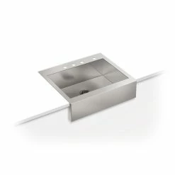 Deals ✔️ Kohler Vault 29-3/4" X 24-5/16" X 9-5/16" Self-Trimming(R) Single-Bowl Apron-Front Kitchen Sink For 30" Cabinet ⭐