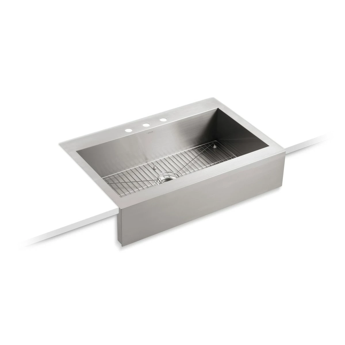 Cheapest ✔️ Kohler K-3942-3-NA VAULT™ 36 S/R APRON FRONT SINK - 35-3/4" X 24-5/16" 🤩