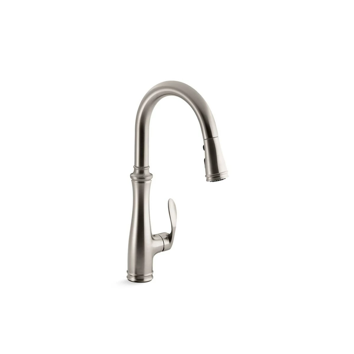 Deals ⭐ Kohler Bellera Kitchen Faucet With Pull-Down 16-3/4" Spout, Docknetik Magnetic Docking System, Vibrant Stainless (K-560-VS) Brown ✔️ - Image 3