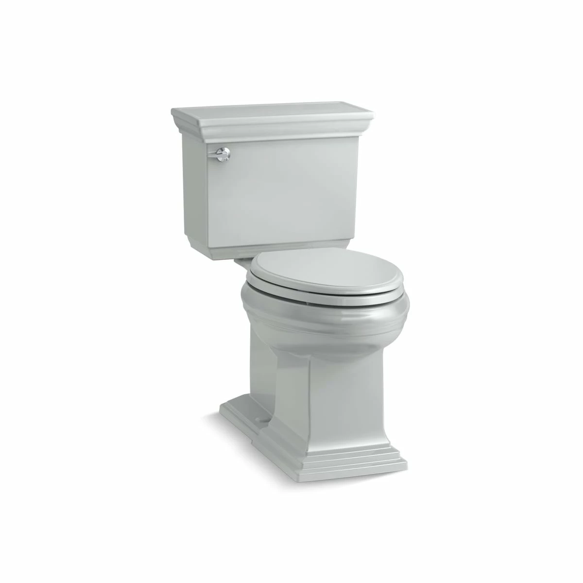 Best reviews of 😉 Kohler K-6669 Memoirs Stately Comfort Height Two-Piece Elongated 1.28 GPF Toilet With AquaPiston Flush Technology, Less Seat Ice Grey 🤩 - Image 2