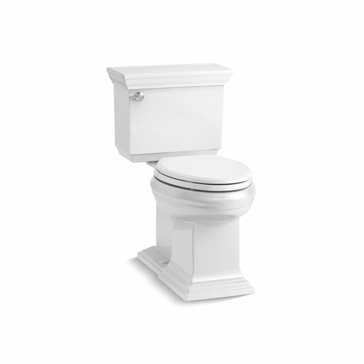 Best reviews of 😉 Kohler K-6669 Memoirs Stately Comfort Height Two-Piece Elongated 1.28 GPF Toilet With AquaPiston Flush Technology, Less Seat Ice Grey 🤩