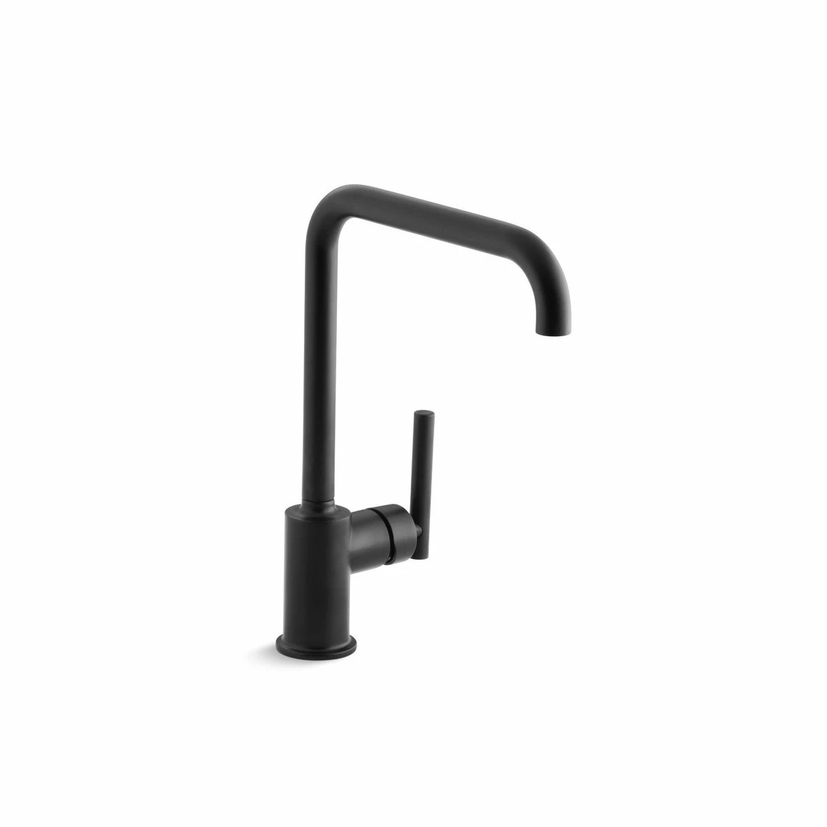 Hot Sale โญ Kohler Purist Single-Hole Kitchen Sink Faucet With 8" Spout Polished Chrome Matte Black ๐คฉ - Image 2