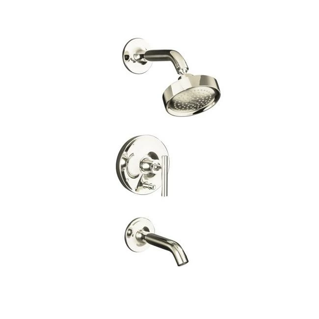 Hot Sale π― Kohler K-T14420-4-SN Vibrant Polished Nickel Purist Rite-Temp Pressure-Balancing Bath And Shower Fau π