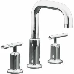 Best reviews of 👍 Kohler K-T14428-4-CP Polished Chrome Purist Deck-Mount High-Flow Bath Faucet Trim With Cross Handles, Valve Not Included 👏