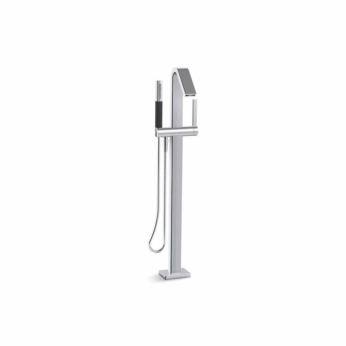 Wholesale ๐ฏ Kohler Loure Floor-Mount Bath Filler Trim With Handshower Polished Chrome ๐