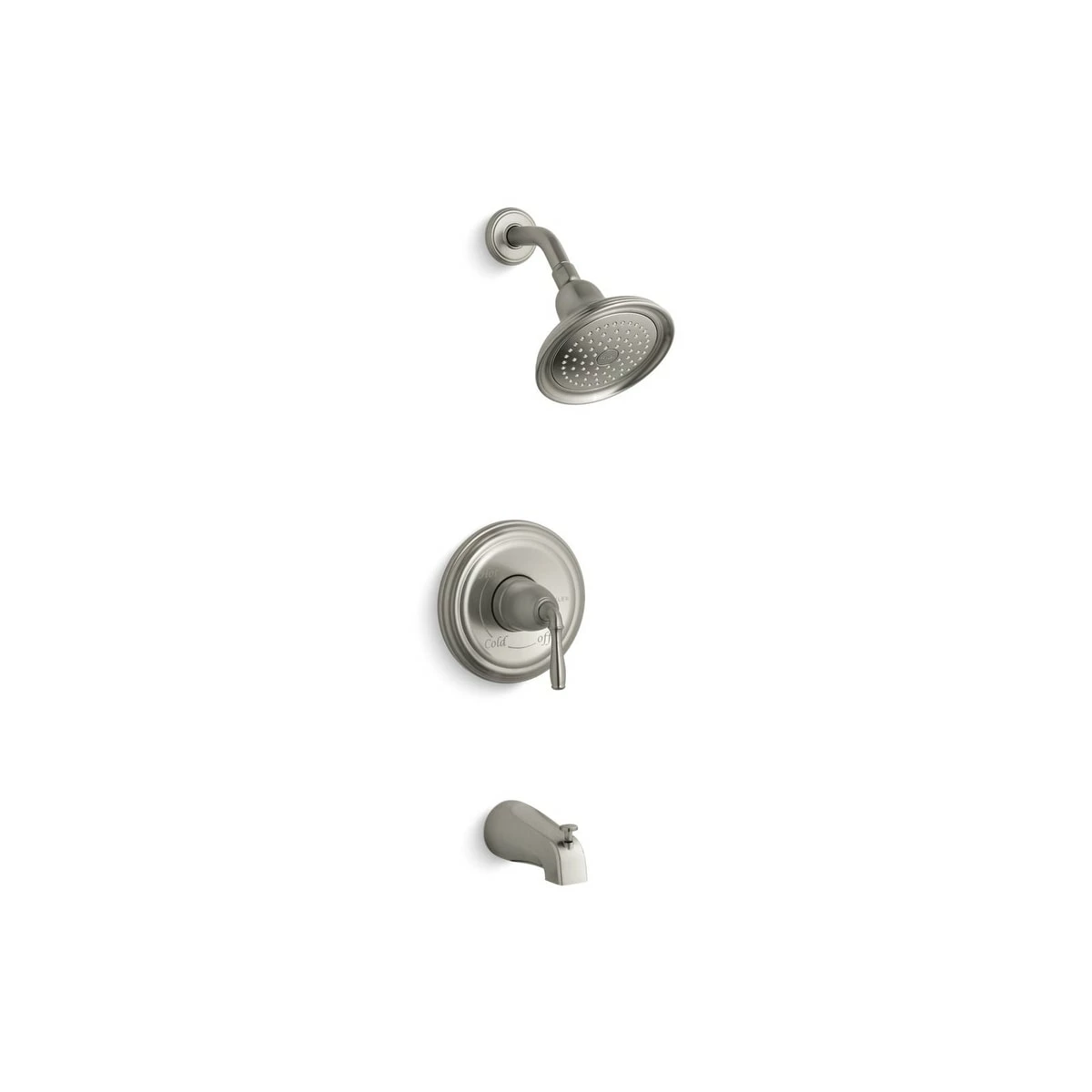 Top 10 ๐ Kohler Devonshire Rite-Temp Bath And Shower Valve Trim With Lever Handle, Npt Spout And 2.5 Gpm Showerhead Brushed Nickel โ - Image 3