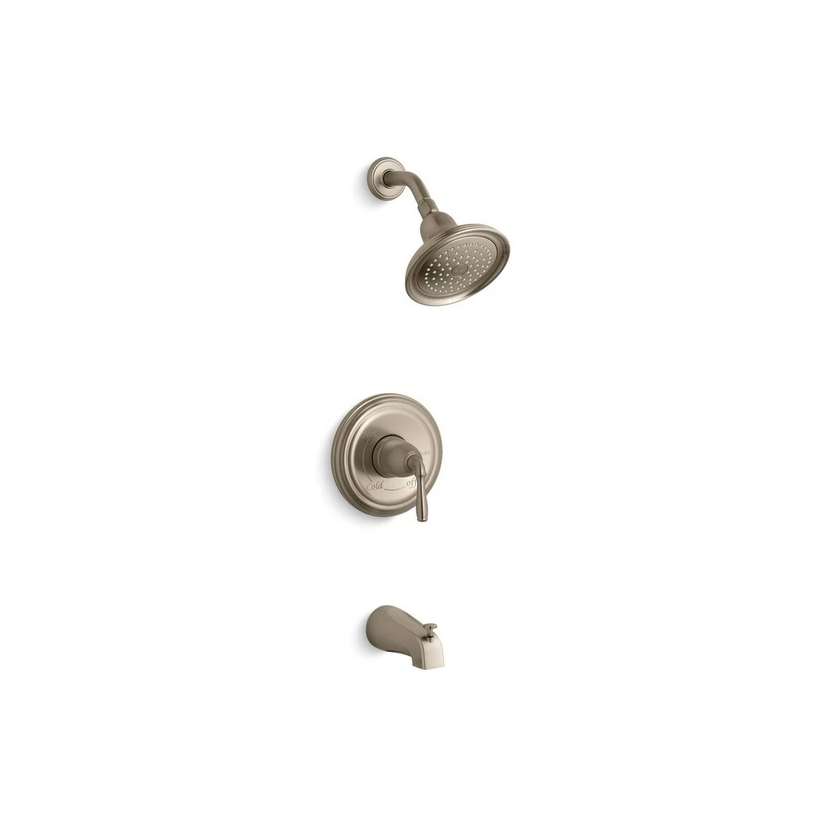 Top 10 ๐ Kohler Devonshire Rite-Temp Bath And Shower Valve Trim With Lever Handle, Npt Spout And 2.5 Gpm Showerhead Brushed Nickel โ - Image 4