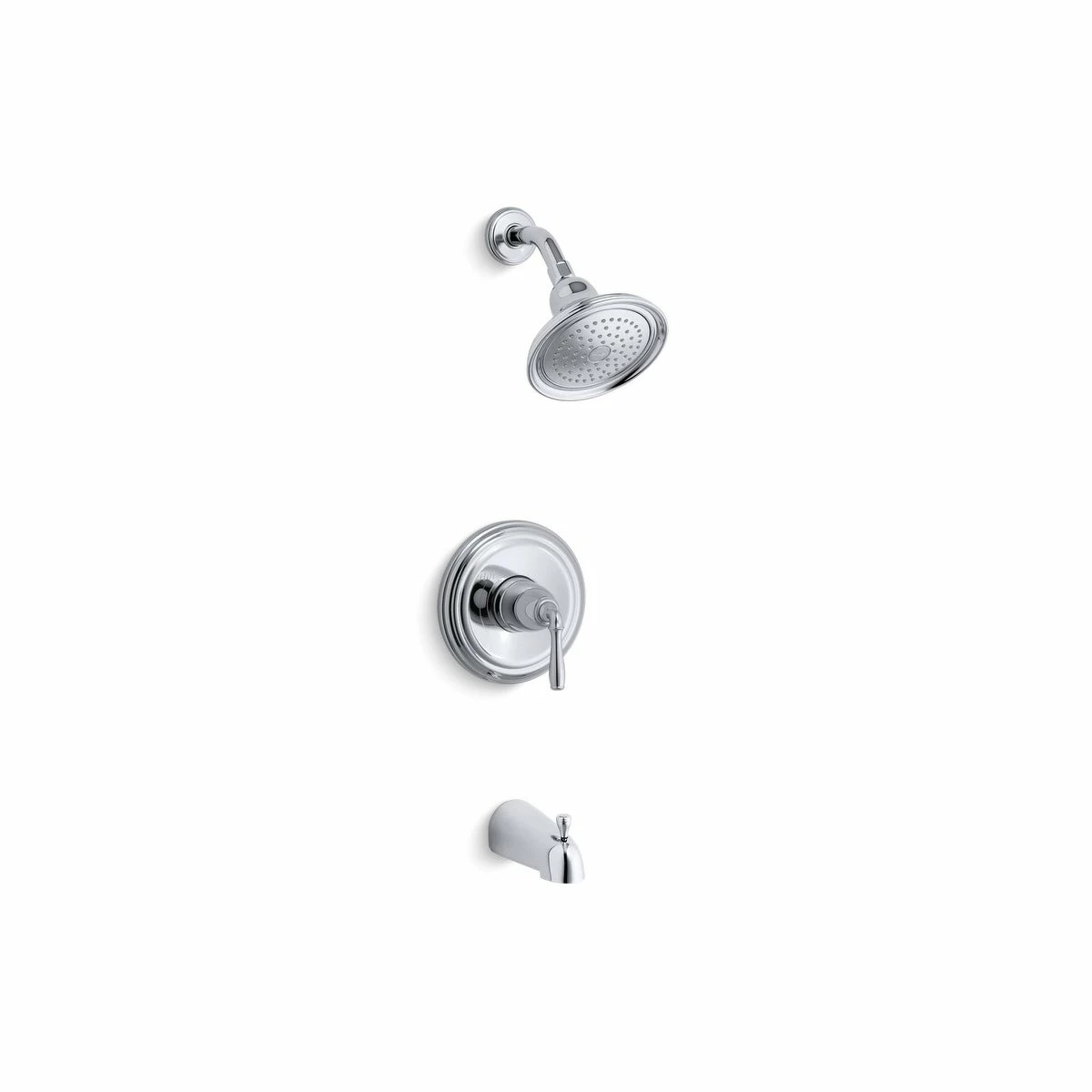 Buy 😍 Kohler Devonshire Rite-Temp Bath And Shower Valve Trim With Lever Handle, Slip-Fit Spout And 2.5 Gpm Showerhead Polished Brass 👏 - Image 2