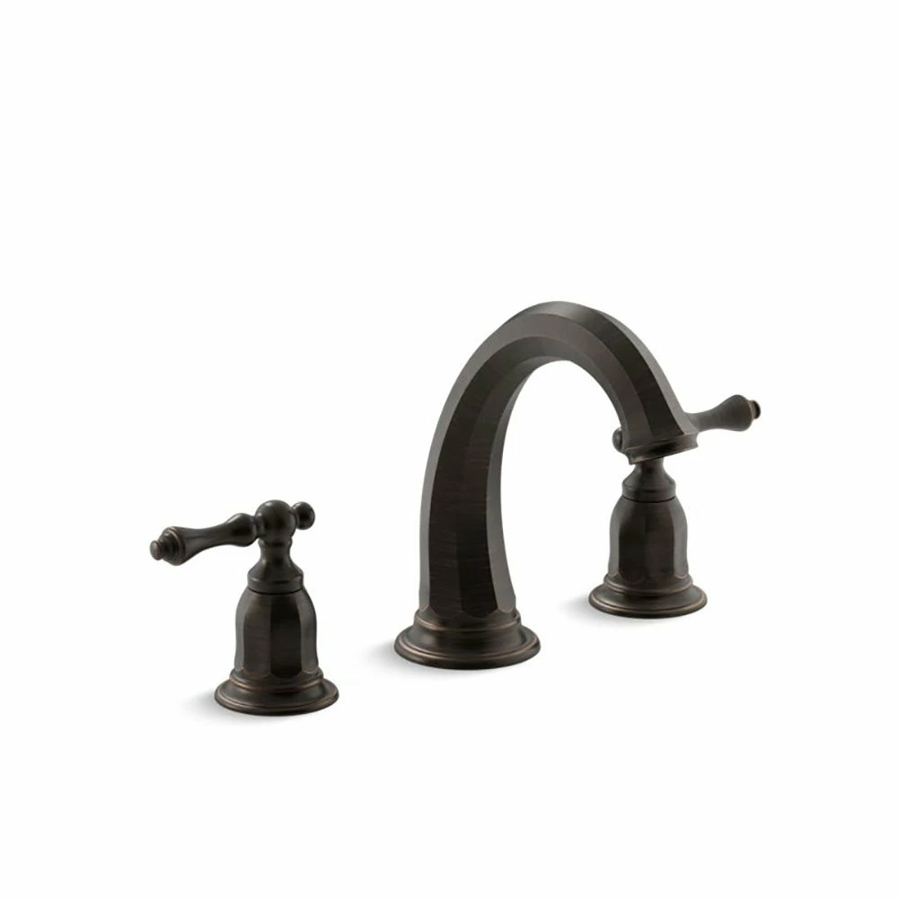 Deals 🧨 Kohler Kelston Deck-Mount Bath Faucet Trim Oil-Rubbed Bronze ✨