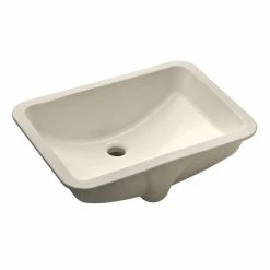 New 🌟 Kohler Ladena 20-7/8" X 14-3/8" X 8-1/8" Undermount Bathroom Sink Biscuit 🔥