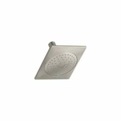 Outlet ✨ Kohler Loure 2.5 Gpm Single-Function Showerhead With Katalyst Air-Induction Technology Vibrant Brushed Nickel ❤️