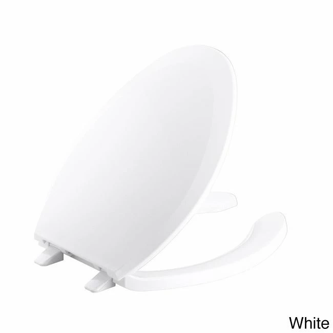 Best Sale π Kohler Lustra Plastic Elongated Toilet Seat K-4650-0 White β - Image 2