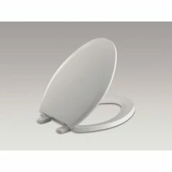 New 😀 Kohler Lustra™ Quick-Release™ Elongated Toilet Seat Tender Grey (K-4652-56) 🛒