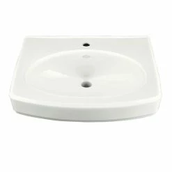 Best Sale 🛒 Kohler Pinoir® Bathroom Sink Basin With Single Faucet Hole White (K-2028-1-0) 👍