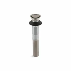 Discount ✔️ Kohler Pop-Up Clicker Drain Without Overflow Vibrant Brushed Nickel (K-7124-Bn) 😍