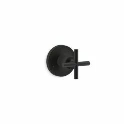 Deals ❤️ Kohler Purist Valve Trim With Cross Handle For Transfer Valve, Requires Valve Matte Black (K-T14491-3-BL) 🤩
