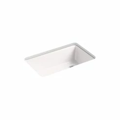 Best deal ✔️ Kohler Riverby? 33" X 22" X 9-5/8" Undermount Single-Bowl Kitchen Sink With AcceStainless Steelories Sea Salt (K-5871-5Ua3-Ff) 🛒