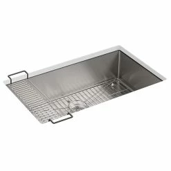Coupon 🛒 Kohler Strive 32" X 18-5/16" X 9-5/16" Undermount Single-Bowl Kitchen Sink With Accessories 🔥