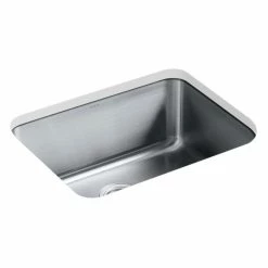New ❤️ Kohler Undertone® Preserve® 23" X 17-1/2" X 9-1/2" Medium Undermount Single-Bowl Kitchen Sink (K-3325-HCF-NA) ✔️