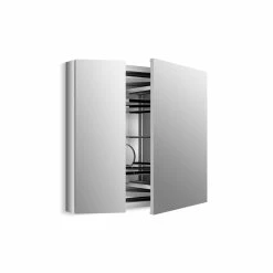 Brand new ⭐ Kohler Verdera 34" W X 30" H Aluminum Medicine Cabinet With Adjustable Magnifying Mirror And Slow-Close Door ⌛