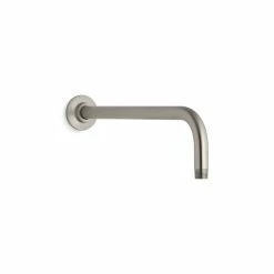Best Pirce 🛒 Kohler Wall-Mount Rainhead Arm And Flange Vibrant Brushed Nickel (K-10124-BN) 🥰