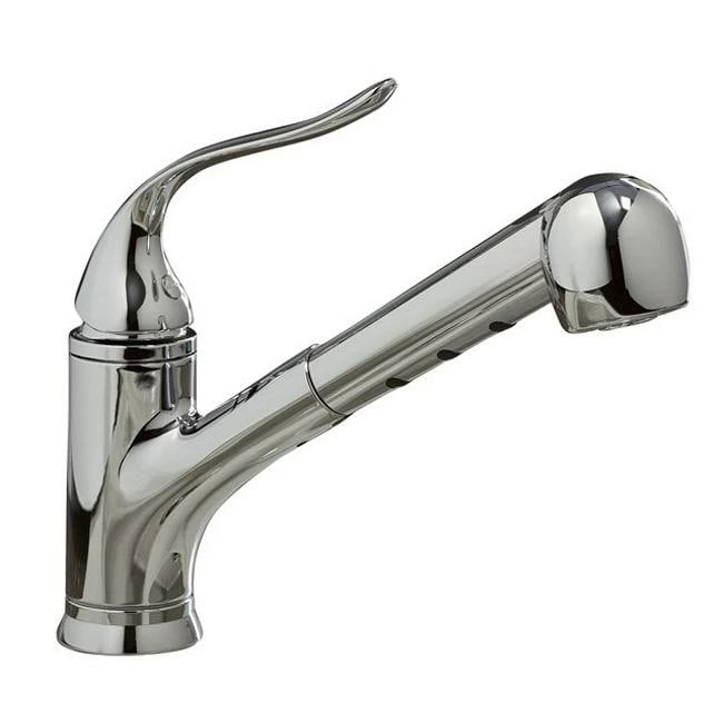 Discount ๐ Kohler Coralais 1- Or 3-Hole Kitchen Faucet With Pull-Out Sprayhead, 9" Spout Reach & Lever Handle Polished Chrome (K-15160-CP) ๐