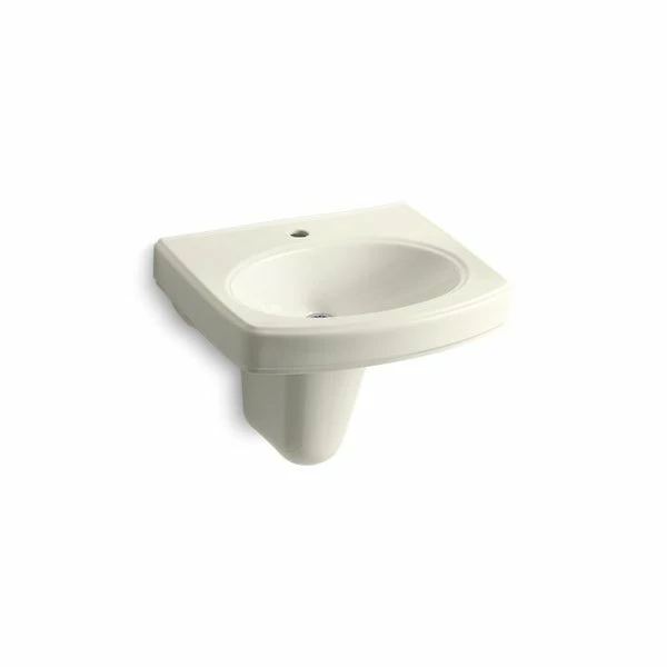 Cheap 👍 Kohler Pinoir® Wall-Mount Bathroom Sink With Single Faucet Hole White (K-2035-1-0) 💯 - Image 2