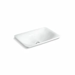 Top 10 😀 Kohler Sartorial™ Herringbone Carillon® Rectangle Wading Pool® Vessel Bathroom Sink White (K-75749-HD1-0) 💯