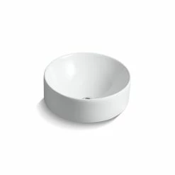 Brand new ⌛ Kohler Vox® Round Vessel Bathroom Sink Almond (K-14800-47) Beige 😀