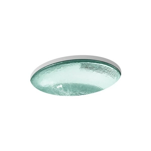 Brand new 😍 Kohler Whist® Glass Undermount Bathroom Sink Translucent Dew (K-2741-TG2) Clear 🥰 - Image 2