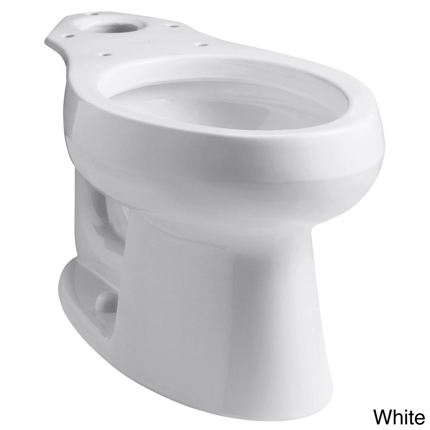Outlet ๐ Kohler Wellworth Toilet Bowl K-4198-0 White Biscuit ๐